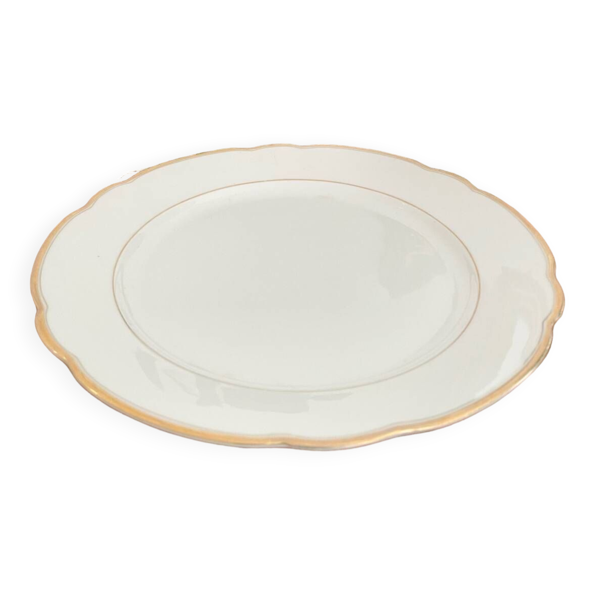 Set of two dishes - white gold