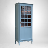 Parisian wardrobe glazed blue gray