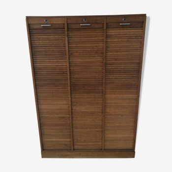 Cabinet binder oak curtains