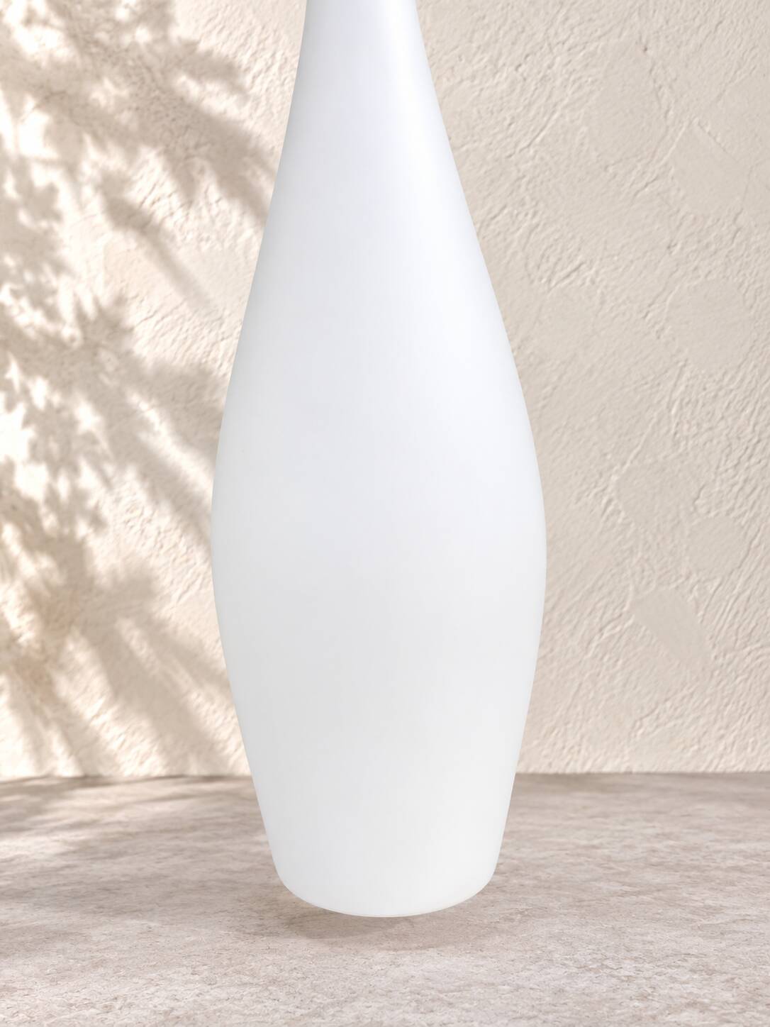Suspension vintage en opaline blanche – années 60/70
