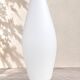 Suspension vintage en opaline blanche – années 60/70
