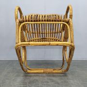 Fauteuil en rotin italien des années 1960.
