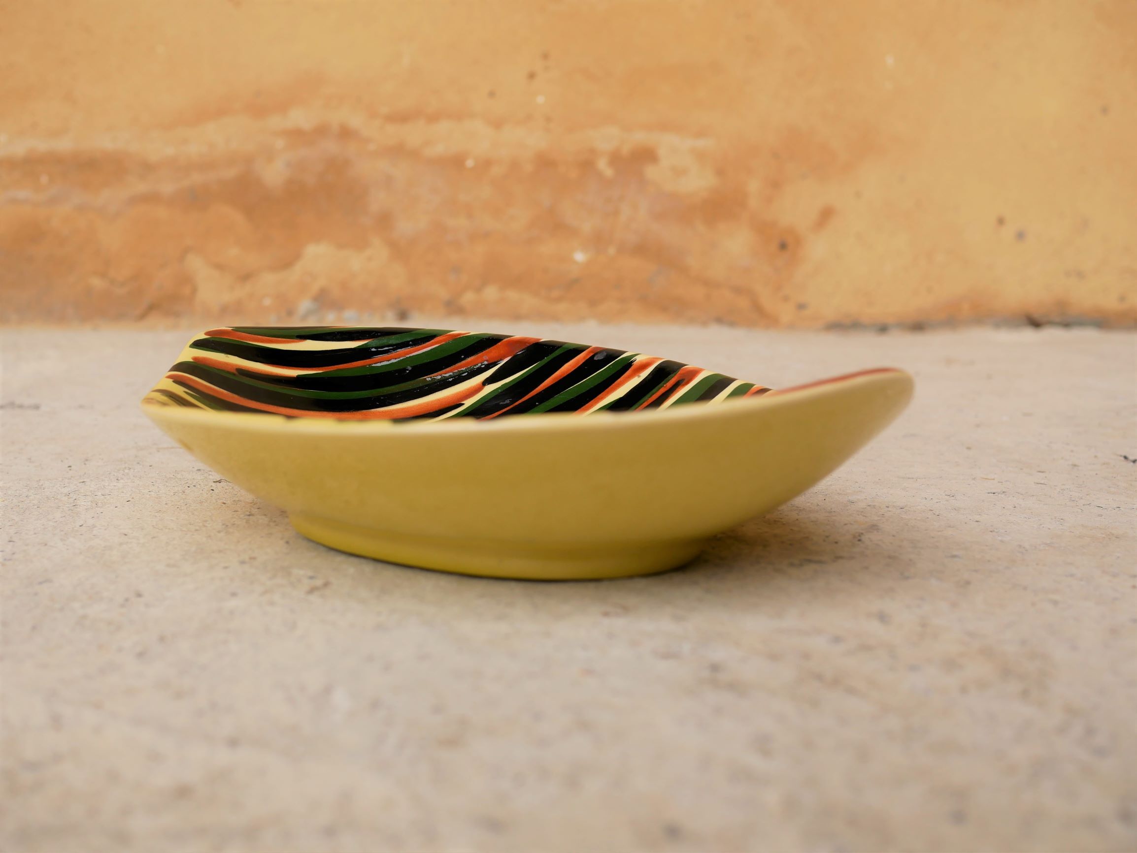 Vintage ceramic cup by Saint Clement earthenware, France