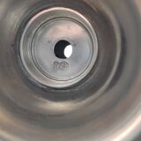 Candlestick or lamp in solid punched pewter