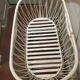 Rattan baby cradle
