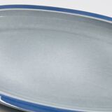 Set of two Boch blue dishes