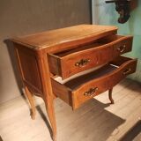 Louis XV style solid oak chest of drawers