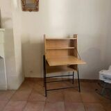 Wall-mounted secretary in the style of Jacques Hitier – 1960s