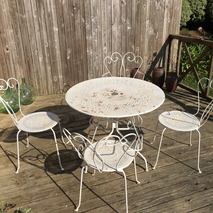 Wrought iron living room