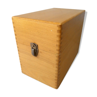 Light wooden box, 60s