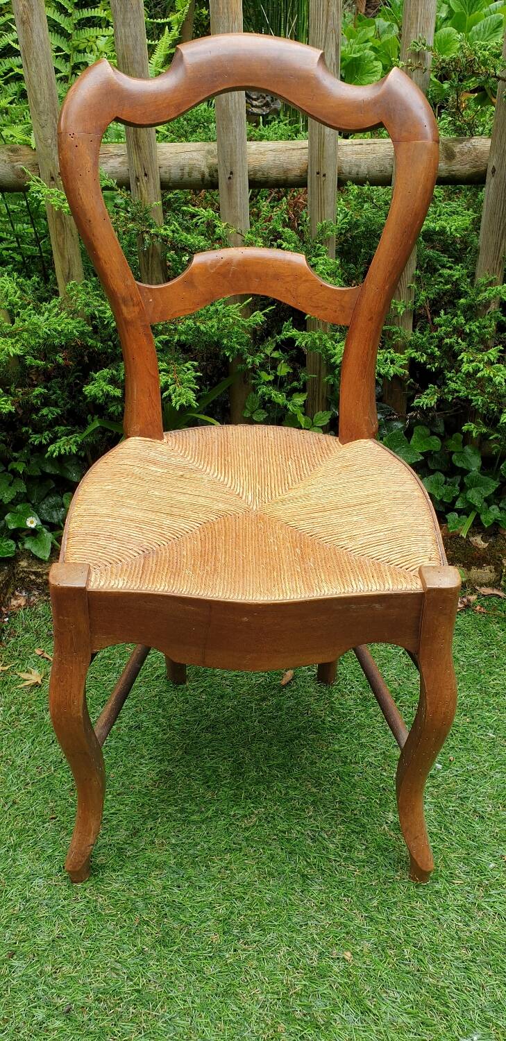 Louis Philippe chair in cherry wood circa 1900