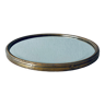 Old mirror beveled round