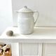 Pitcher covered porcelain Grigny XIXth stamped P.Precious