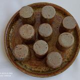 Service La Borne in raw pyrity sandstone