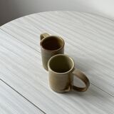 Duo of handmade cups