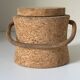 Vintage 60s design cork ice cube tray
