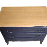 Navy blue chest of drawers