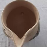 Old ceramic water pitcher slip Digoin France