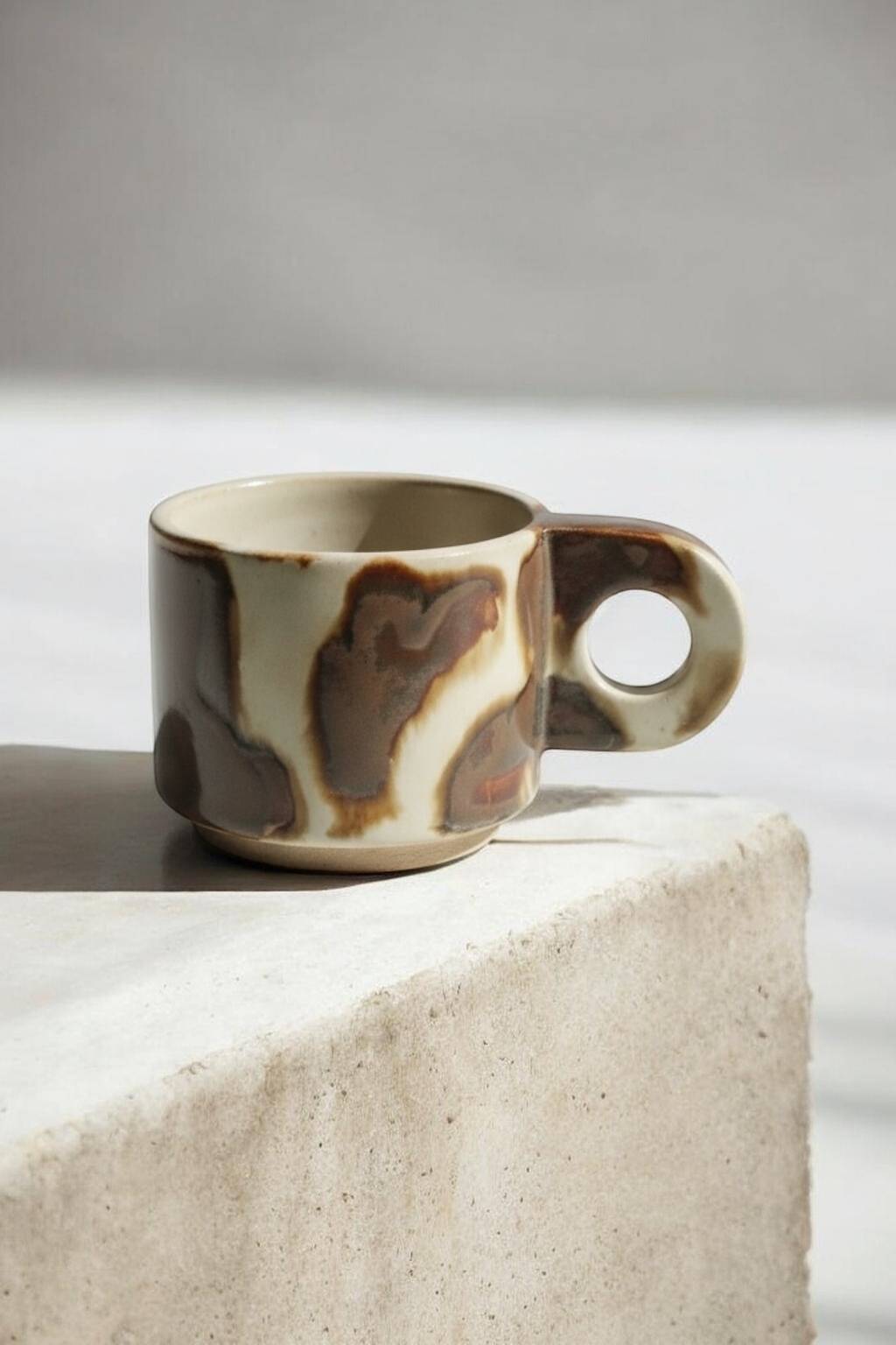 Stoneware mug "La Vache!" – large version 245 ml 🐄☕