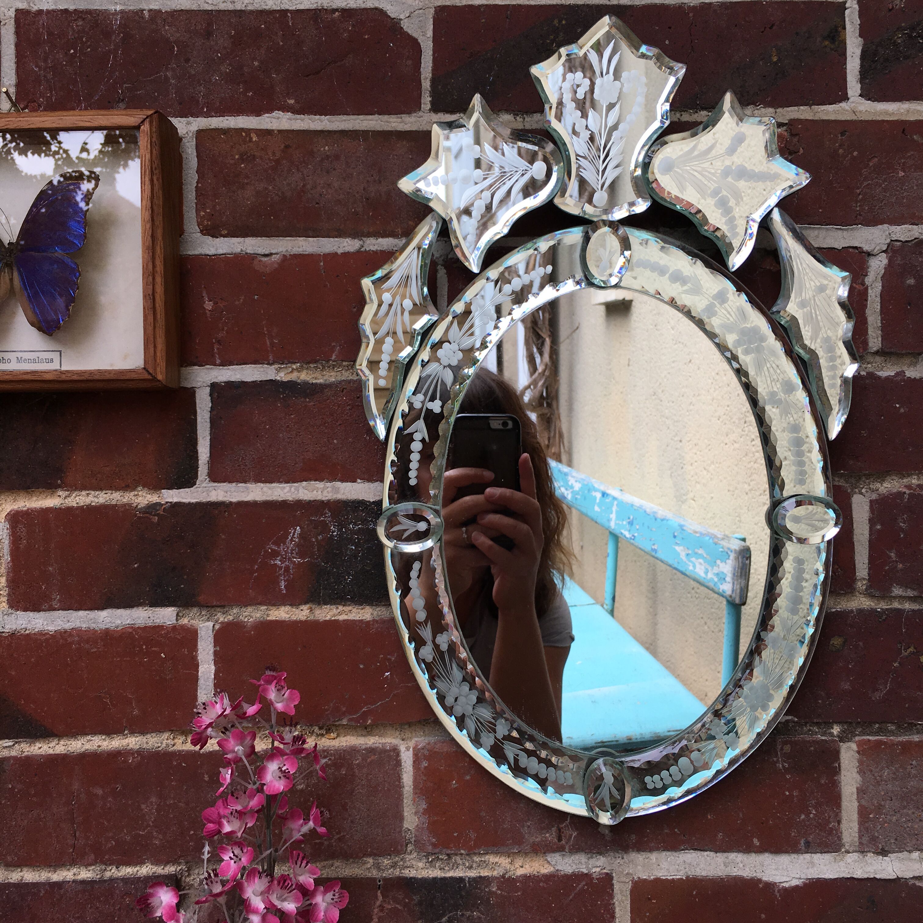 Venetian mirror 41x24cm