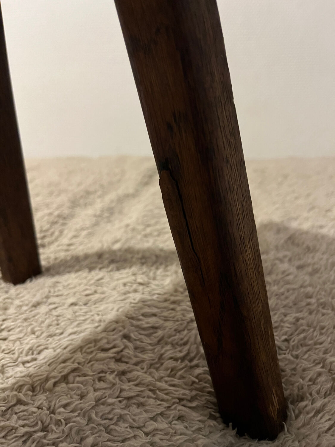 Wooden stool or small bench