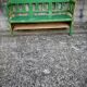 Wooden bench