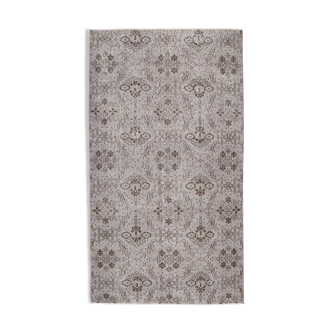 Tapis turc gris affligé 206x114cm