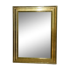 Very large Deknudt mirror with faux gold leaf frame, 1980s. Belgium