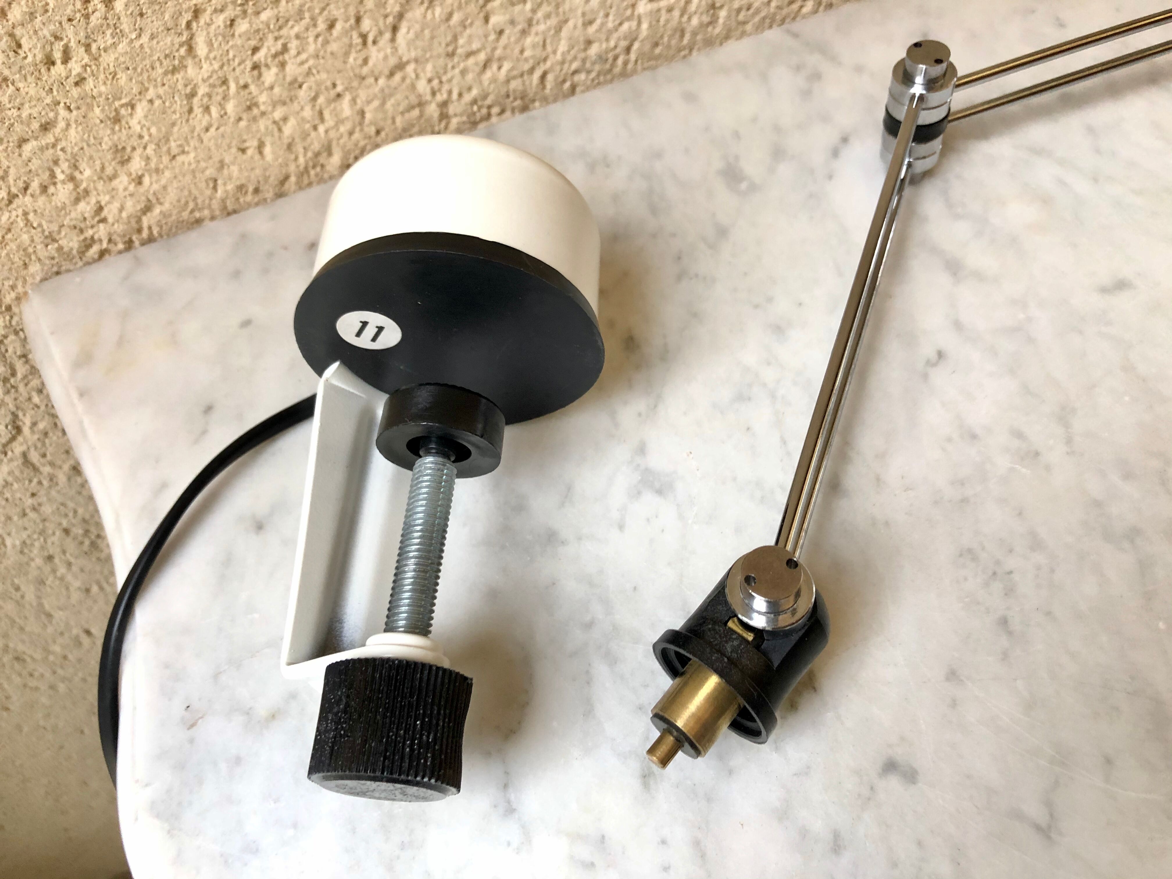 Office lamp architect Aluminor France vintage 80