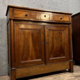 Important Lyonnais sideboard from the Empire period in walnut circa 1810