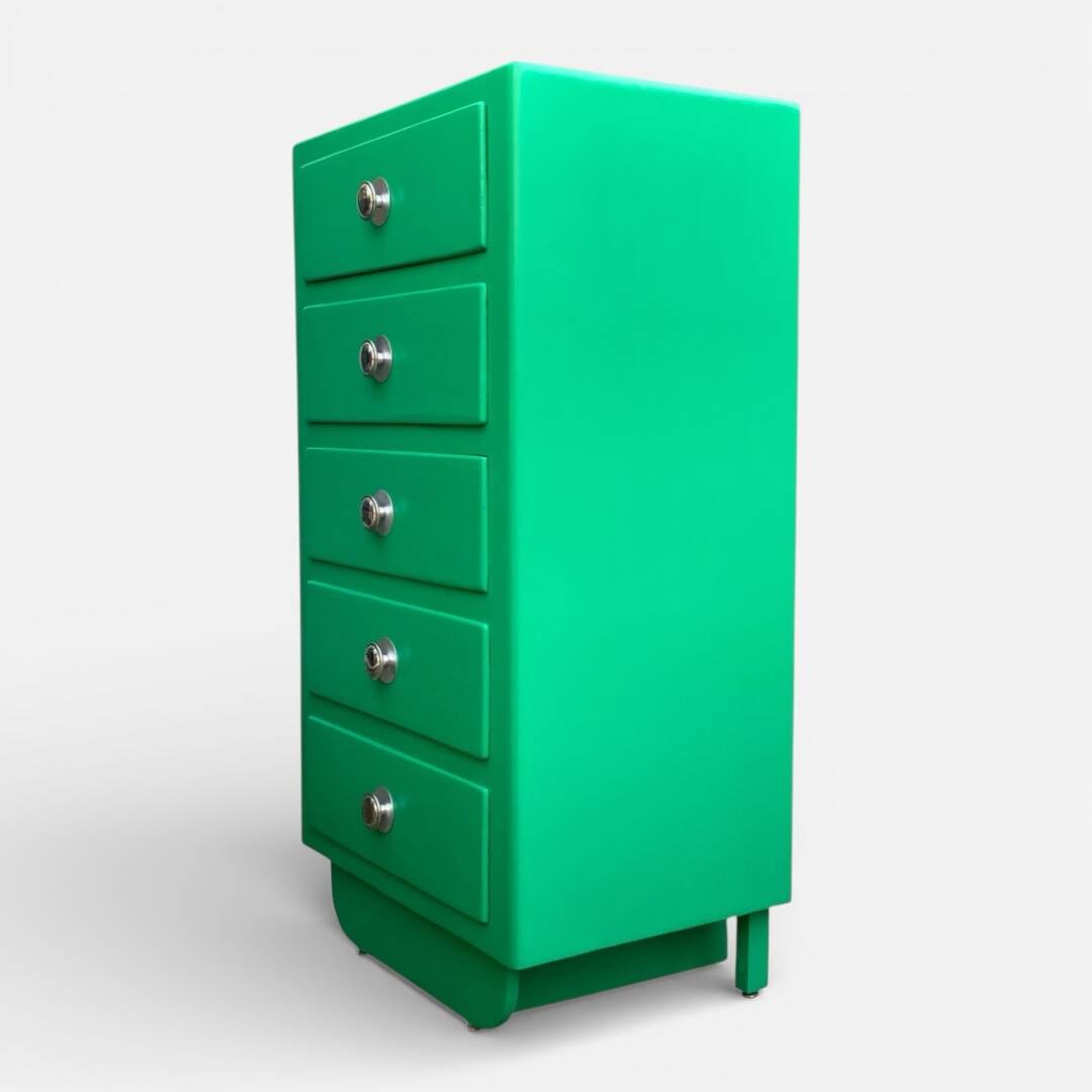 Chiffonnier art déco vert