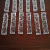 12 lead crystal knife holders