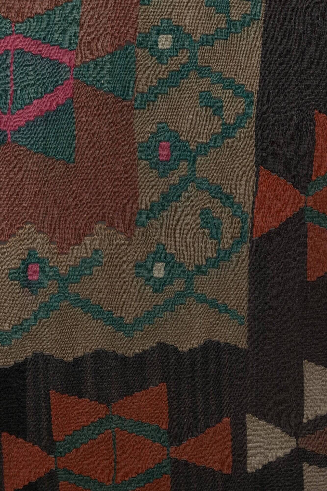 Vintage Turkish kilim, handwoven, 177x280 cm.