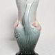 Vase barbotine iris Art nouveau
