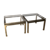 Pair of end tables by Guy Lefèvre circa 1970