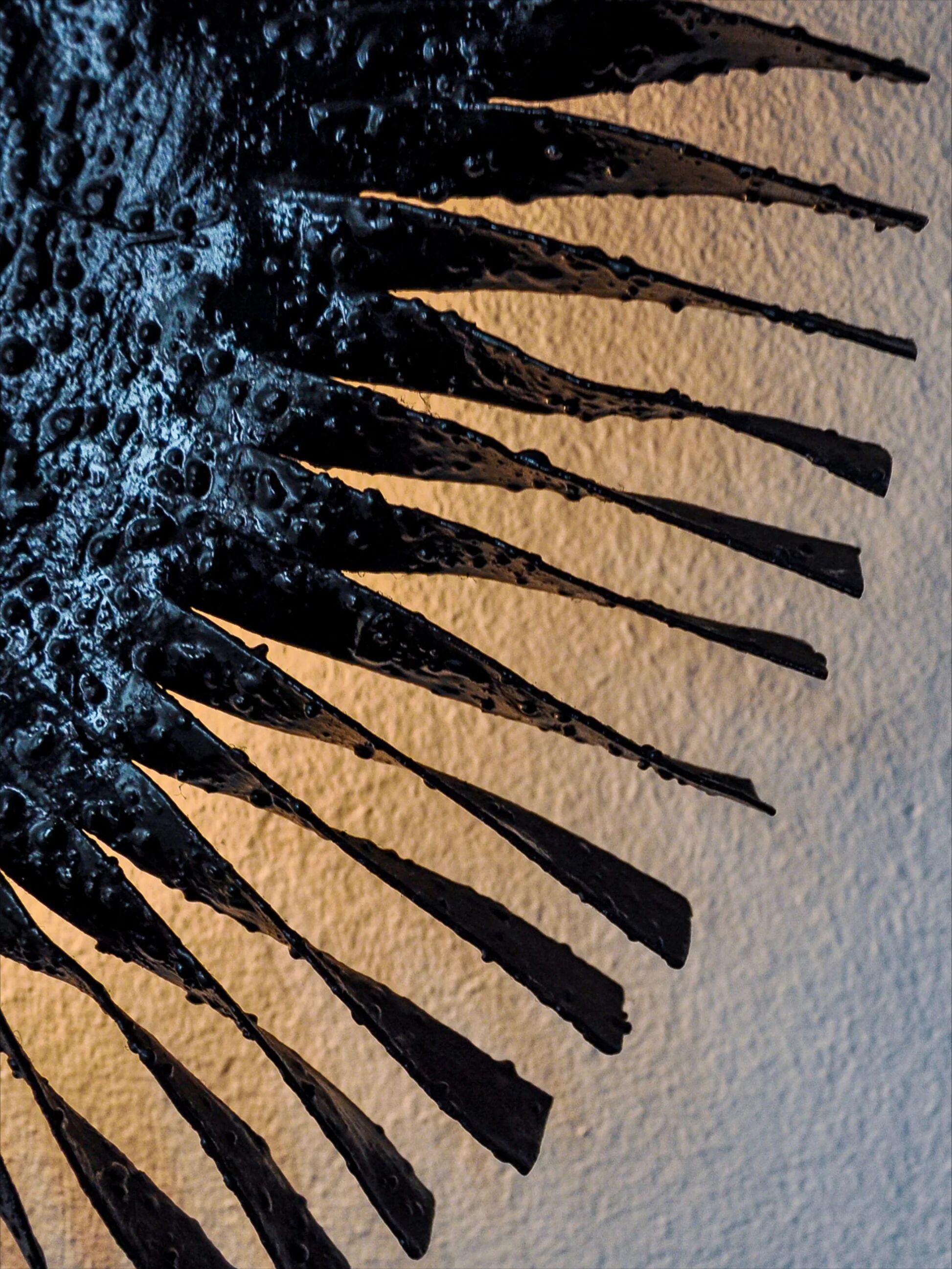 Brutalist XL sun light, popular art, Spain, 1970