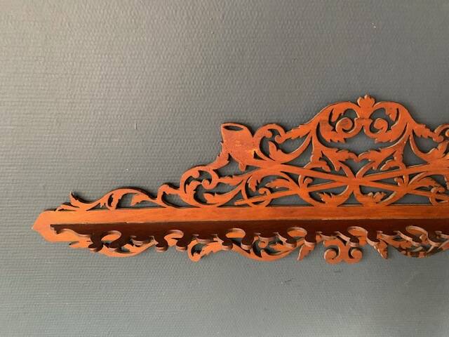 Old cut-out wooden wall display from the 1900s