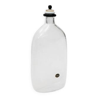 Murano glass bottle with stopper by Giovanni Cenedese, 1970s