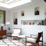 Pair of Scandinavian armchairs of the years 60