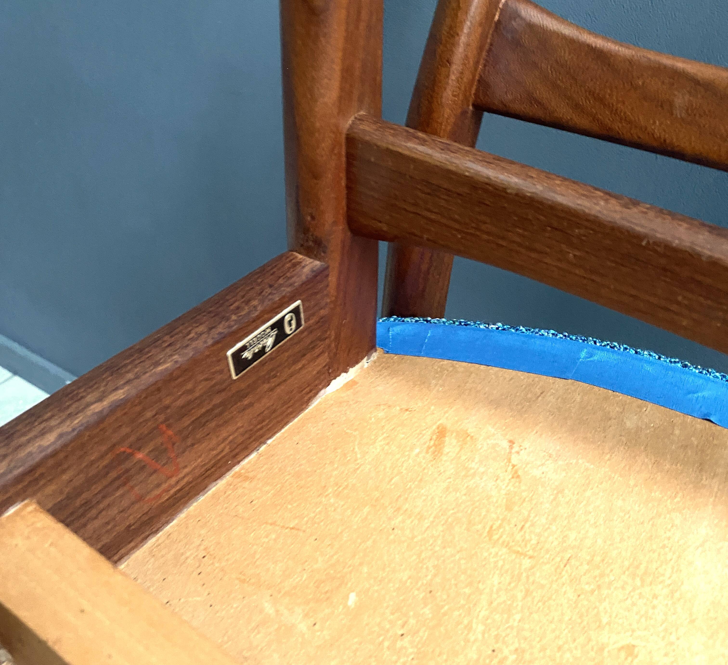 4 chaises de salle à manger Casala, années 1960