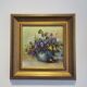 Tableau bouquet de fleurs CADIOU