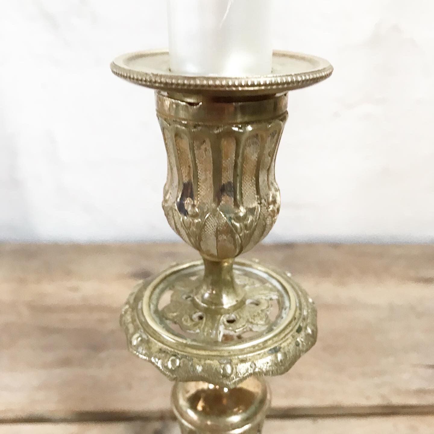 Brass candlestick
