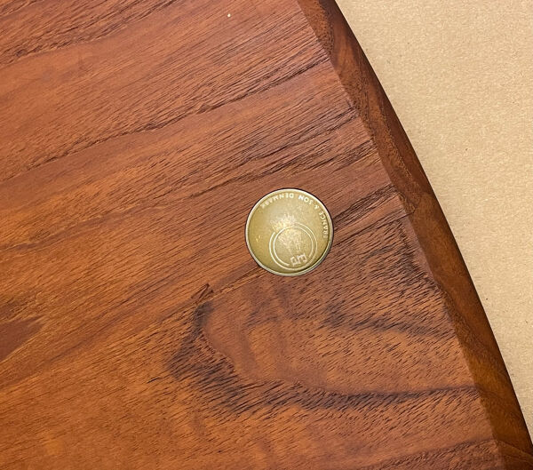 Table basse en teck danois par Peter Hvidt France & Son 60s