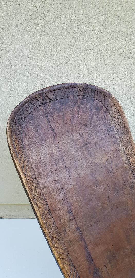 African chair with palaver