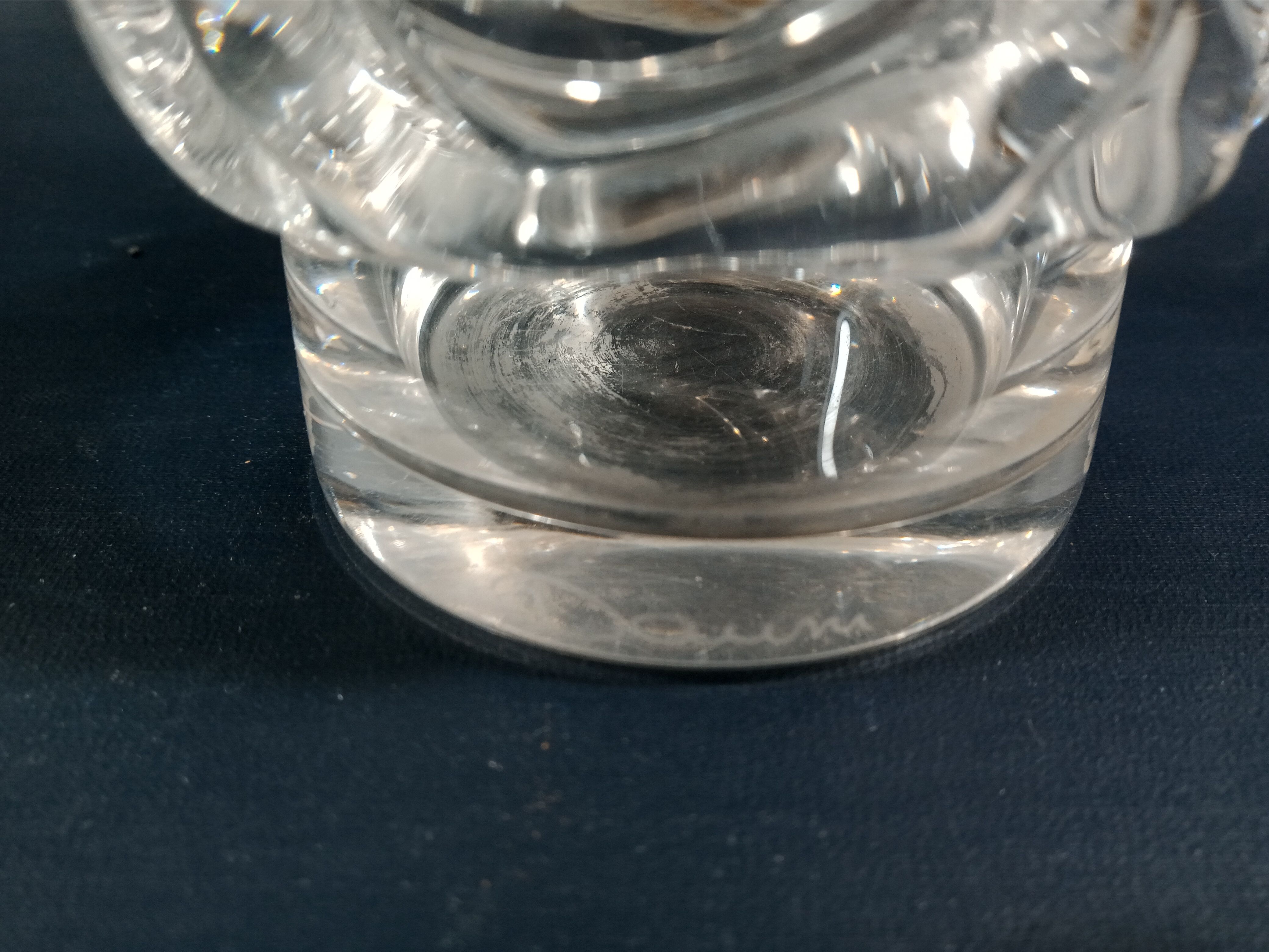 Daum crystal vase - Sorcy model