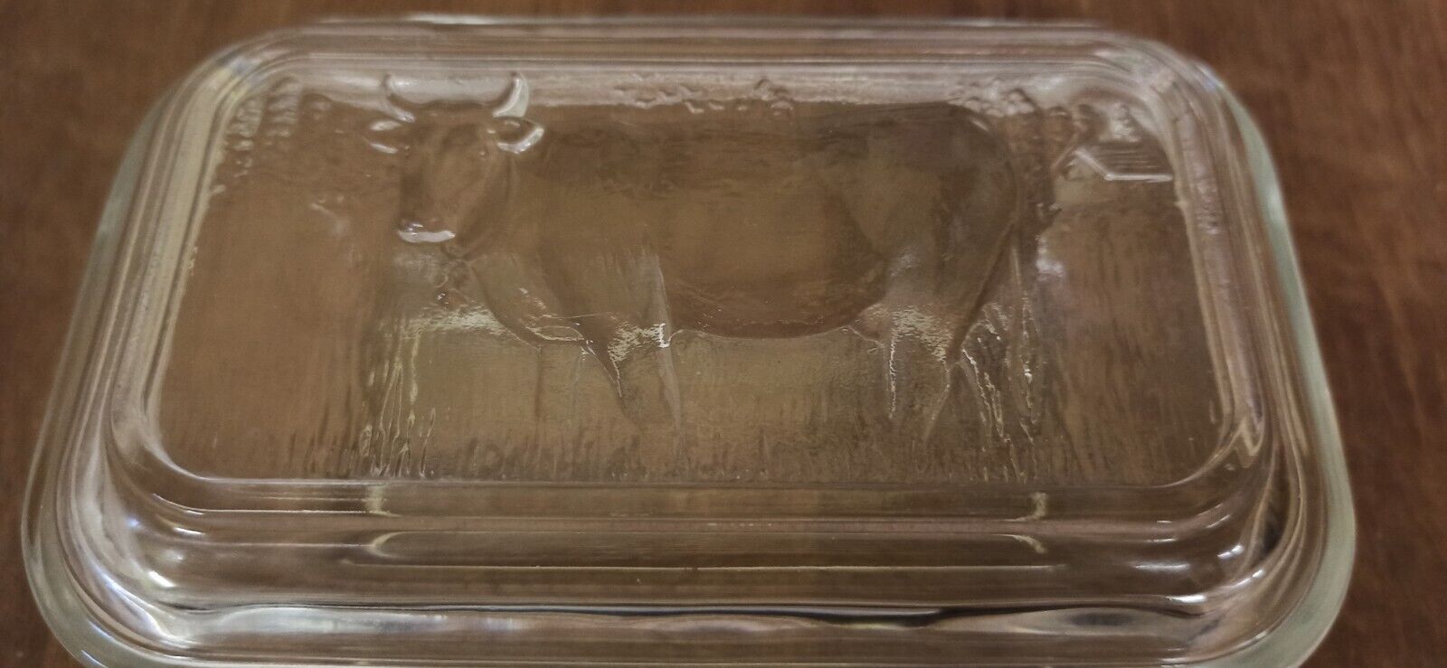 Glass butter Luminarc arc international dish, transparent