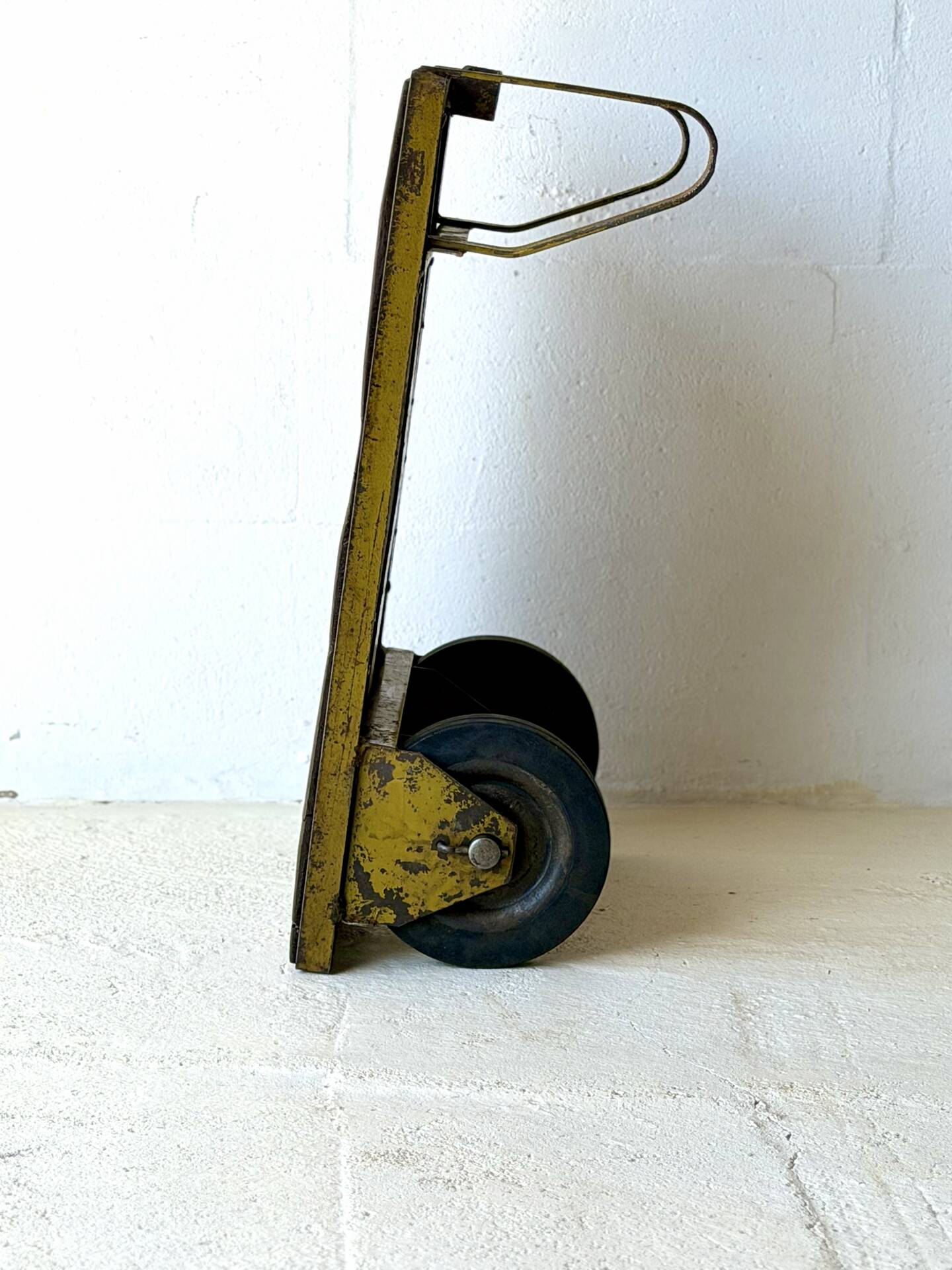 Table basse en chariot d'usine industriel vintage, 1970