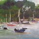 Huile sur toile Marine