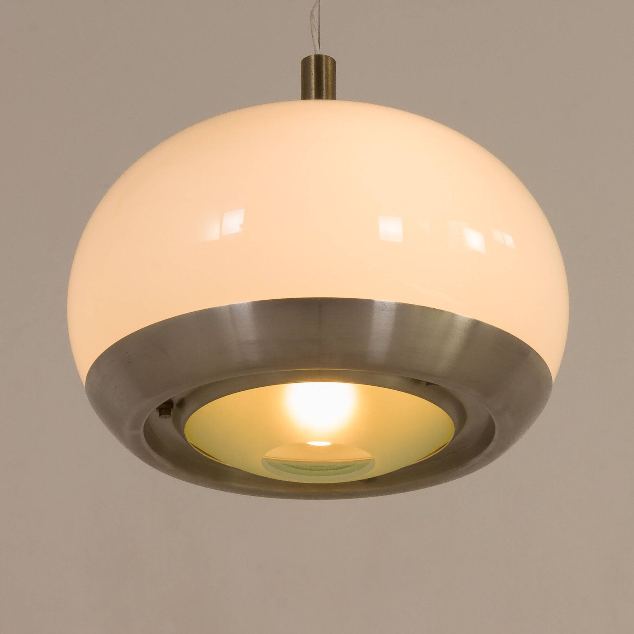 Large pedant lamp by Pia Gudietti Cripa, for Lumi Milano, Italy 1970s