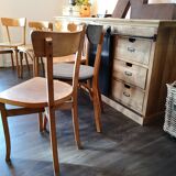 Set of 6 chairs Bistro mismatched